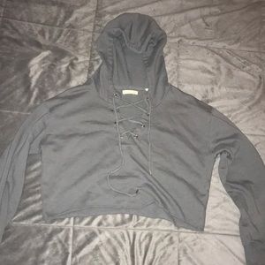 Crop top hoodie